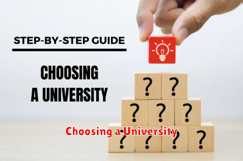Choosing a University