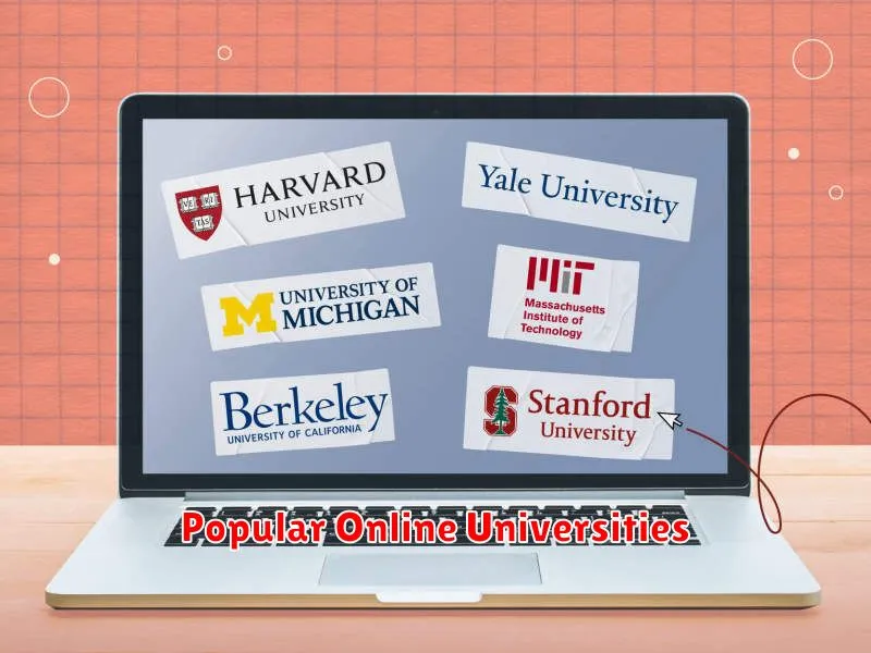 Popular Online Universities
