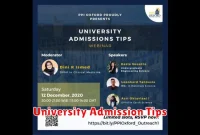 University Admission Tips