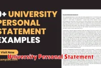 University Personal Statement